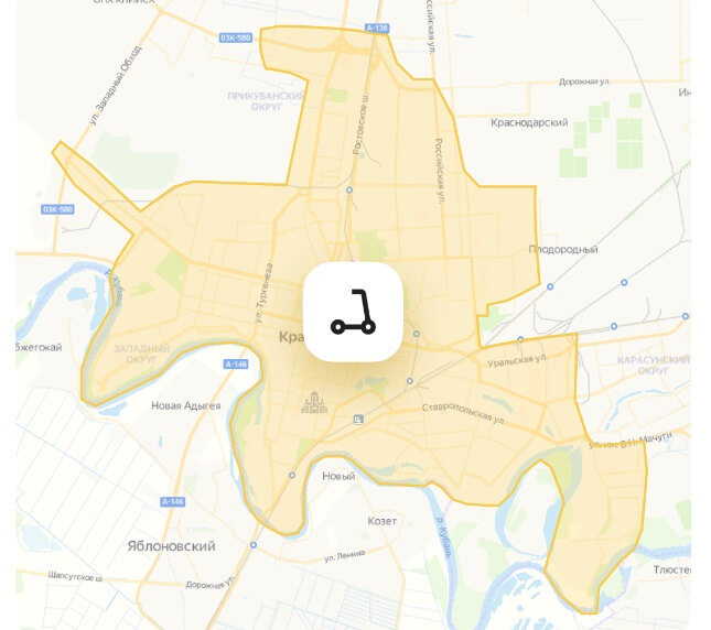зона яндекс краснодар
