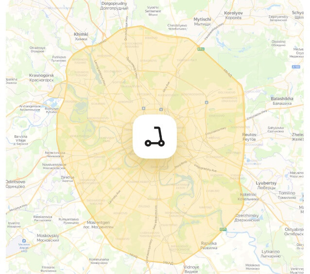 зона яндекс москва