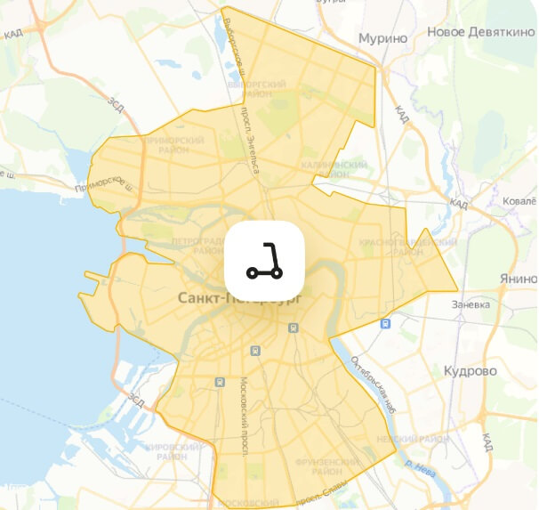 зона яндекс петербург