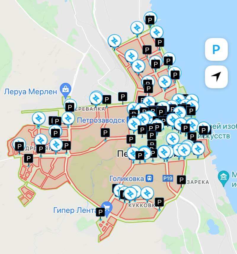 зона кикшеринг петрозаводск